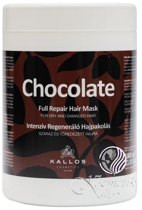 Kallos CHOCOLATE maska na vlasy regeneračná 1000 ml