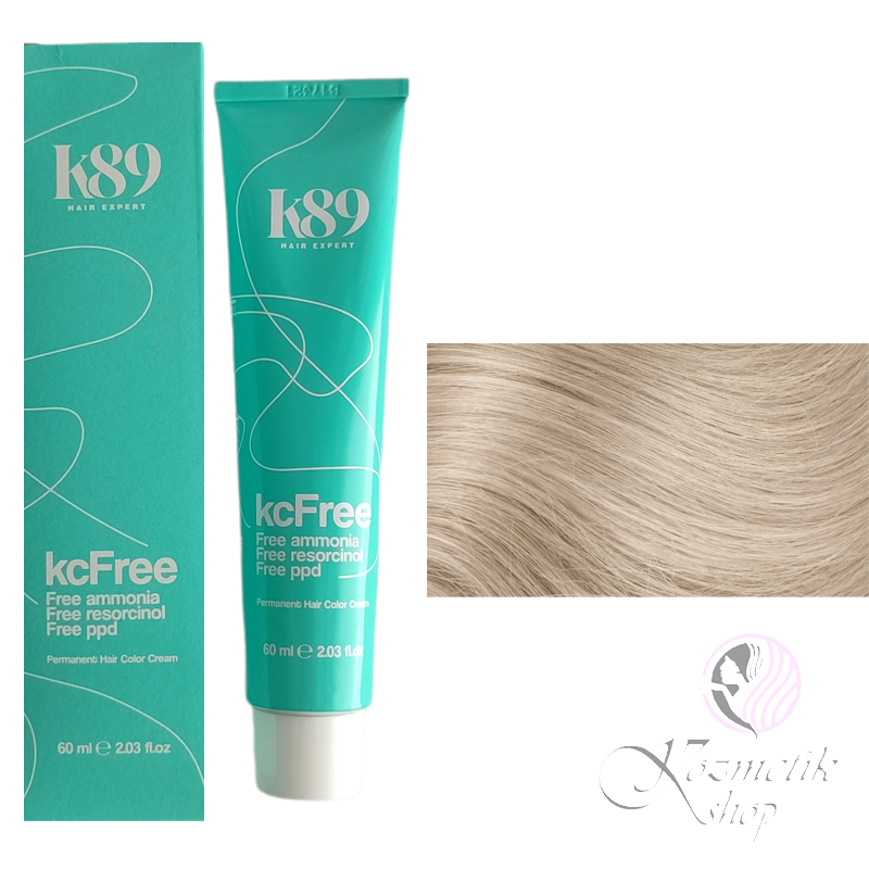K89 KC Free profesionálna farba na vlasy bez amoniaku 60 ml - Farba: ICE