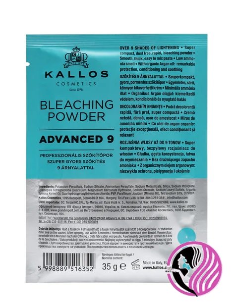 Kallos KJMN Advanced 9 melír 35 g