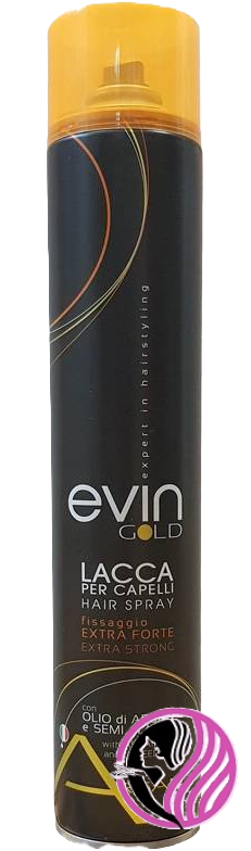 EVIN RHOSE Gold Argan Extra Strong lak na vlasy - Objem: 750ml