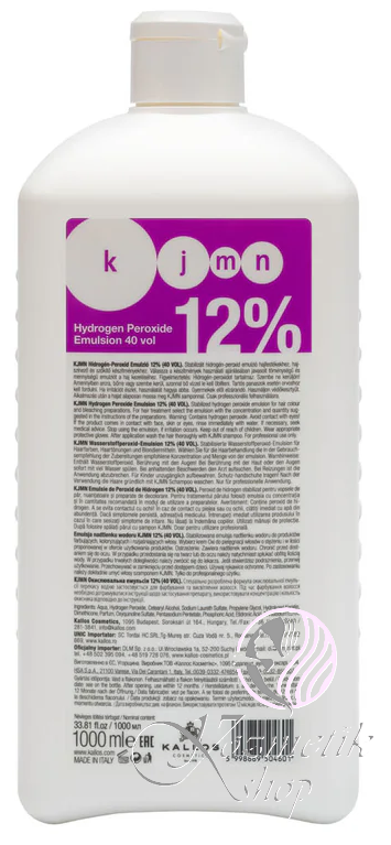 Kallos KJMN peroxid 12% 1000ml