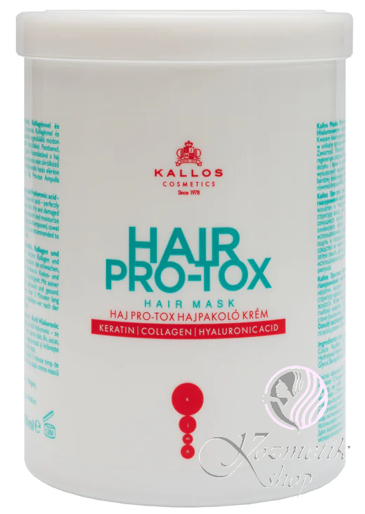 Kallos HAIR PRO-TOX maska na vlasy - Objem: 1000ml