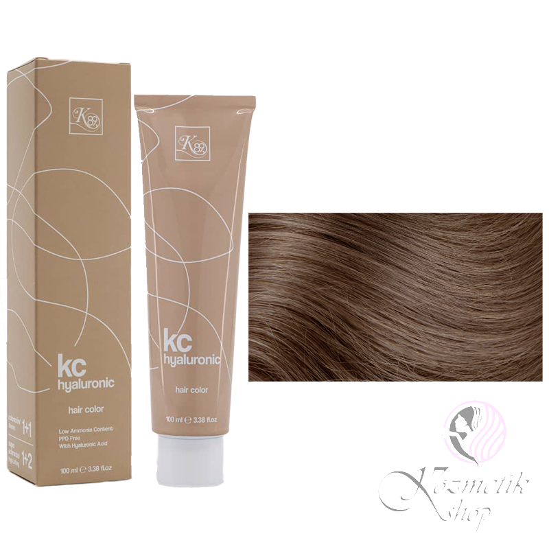 K89 KC Hyaluronic farba na vlasy 100ml - Farba: 7.3 Stredne zlatá blond