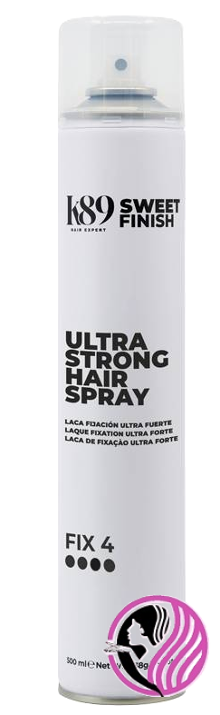 K89 Sweet Finish ULTRA Strong lak na vlasy 500 ml