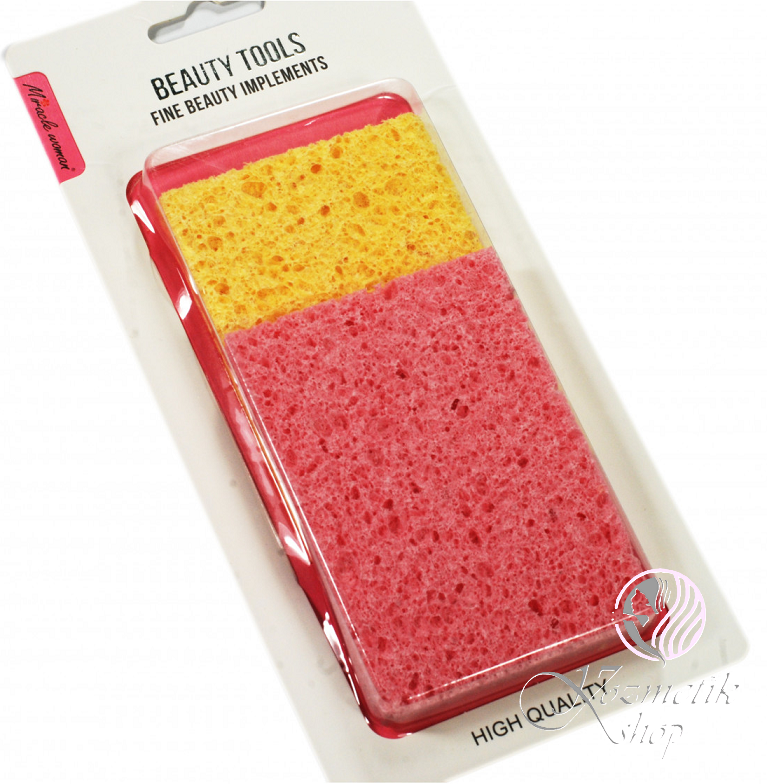 Kozmetické hubky pre hĺbkové čistenie pleti a jemný peeling – set 2 ks-