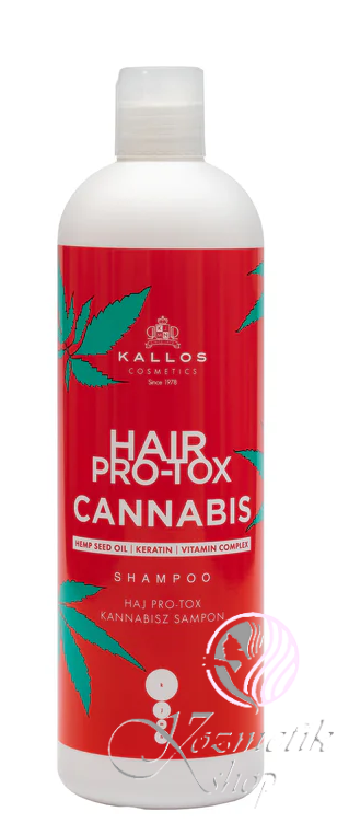 Kallos Hair PRO-TOX CANNABIS šampón na vlasy s konopným olejom 1000 ml