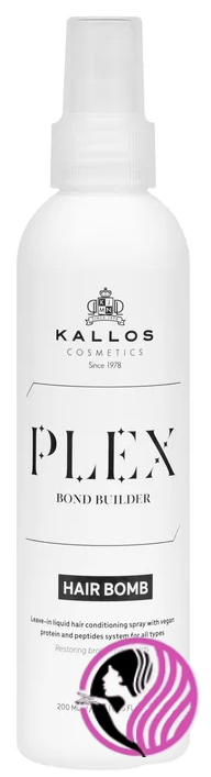 Kallos PLEX Bond Builder Hair BOMB bezoplachový kondicionér 200 ml