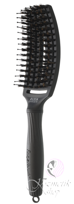 Olivia Garden Fingerbrush M Black