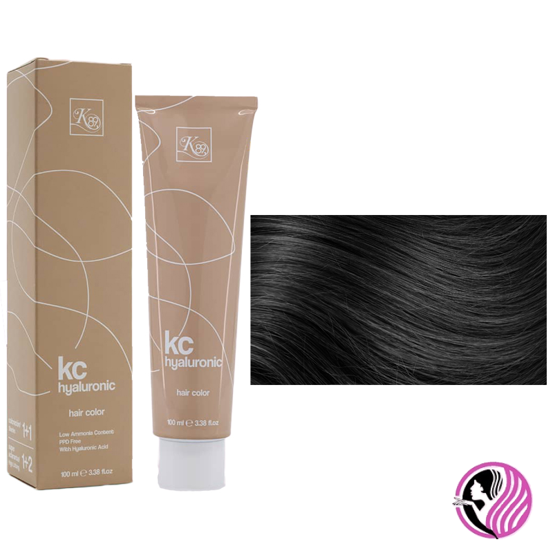 K89 KC Hyaluronic farba na vlasy 100ml - Farba: 5.11  Svetlo hnedá popolavá - Light Brown intense ash