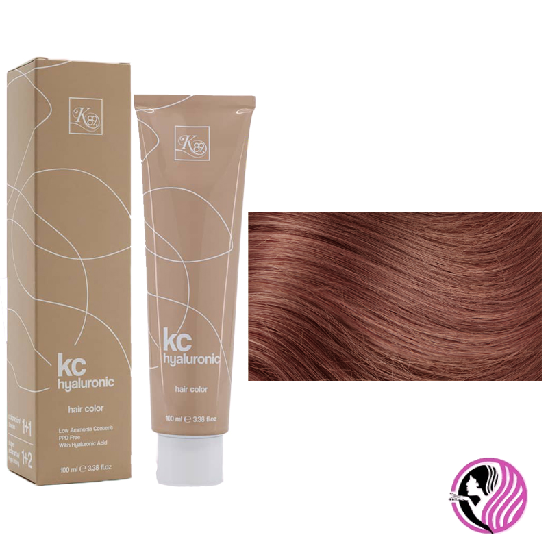 K89 KC Hyaluronic farba na vlasy 100ml - Farba: 6.4 Tmavo medená blond