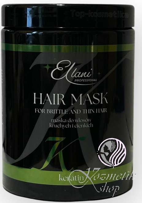 ELLANI Keratin – Intenzívna regeneračná maska pre poškodené vlasy