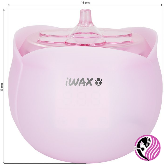 iWAX Ohrievač depilačného vosku Flower ružový