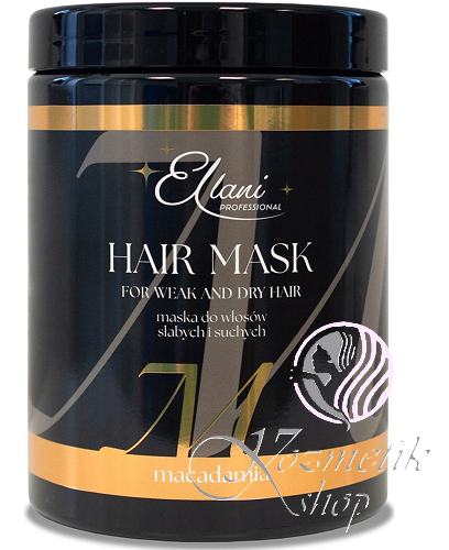 ELLANI Professional Macadamia maska na vlasy s makadamiovým olejom - Objem: 1000ml