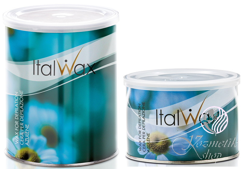 ItalWax Depilačný vosk v plechovke AZULÉN - Objem: 400ml