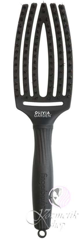 Olivia Garden Fingerbrush M Black
