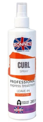 RONNEY Professional Curl Spray bezoplachový kondicionér na kučery 285 ml