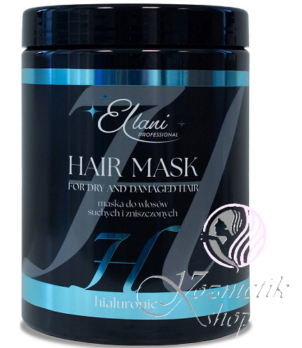ELLANI Professional Hialuronic maska na vlasy s kyselinou hyalurónovou - Objem: 1000ml