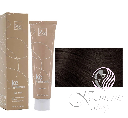 K89 KC Hyaluronic farba na vlasy 100ml - Farba: 5.81 Svetlo-hnedá čokoládovo popolavá