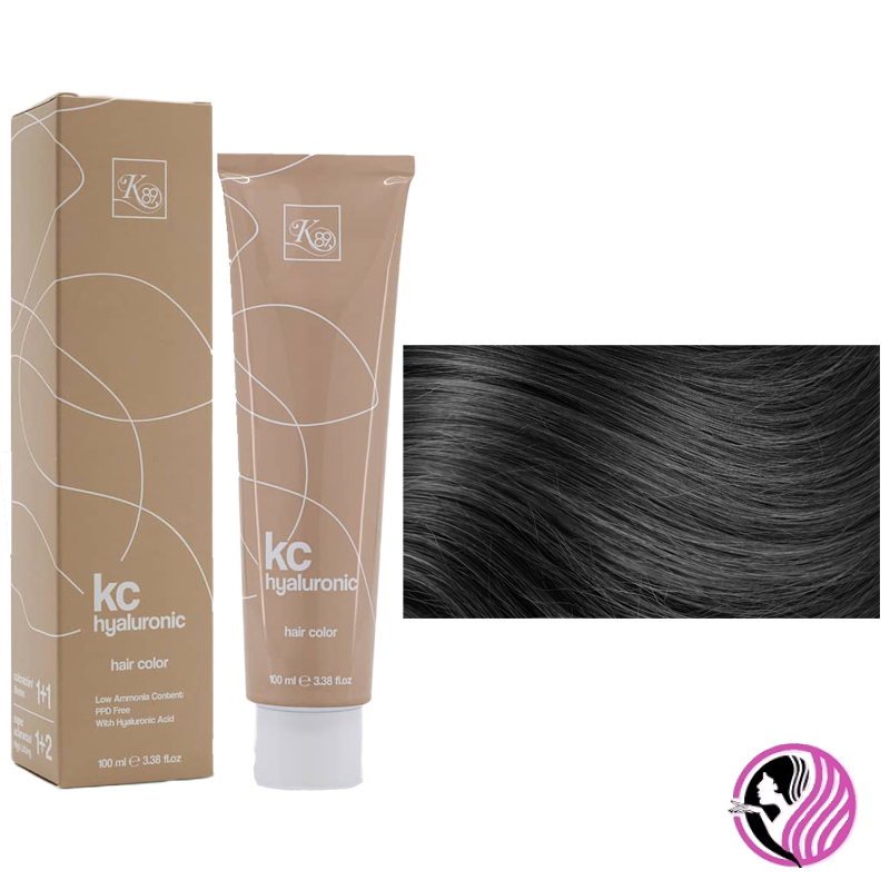 K89 KC Hyaluronic farba na vlasy 100ml - Farba: 8.11 Svetlá blond intenzívne popolavá - Light Blonde Intense Ash 