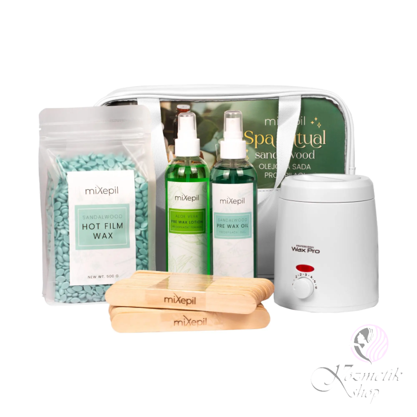 Mixepil Sada na depiláciu Oil SPA Ritual SANDALWOOD