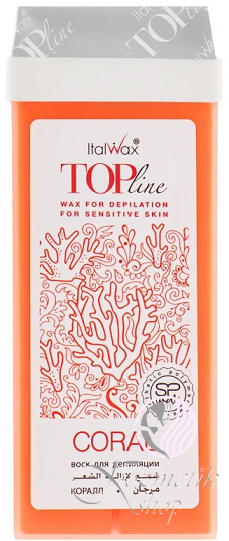ItalWax Top line Depilačný vosk CORAL 100 ml