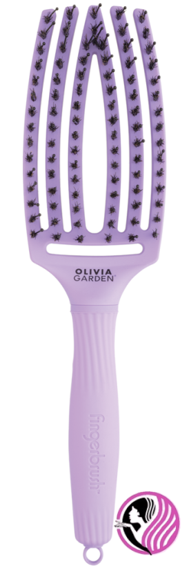 Olivia Garden Fingerbrush M Lavander
