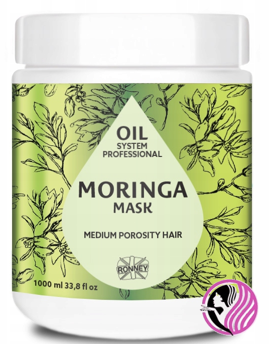 RONNEY Oil System Professional MORINGA maska na vlasy 1000 ml