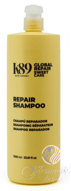 K89 Sweet Care REPAIR – Regeneračný šampón na poškodené a suché vlasy - Objem: 1000ml