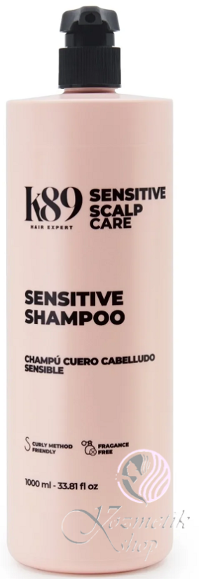 K89 Scalp Care SENSITIVE – Šampón pre veľmi citlivú pokožku hlavy 1000 ml