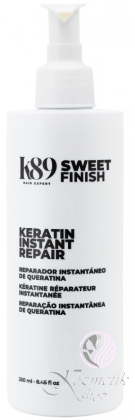 K89 Sweet Finish Keratin Instant Repair ošetrenie vlasov 250 ml
