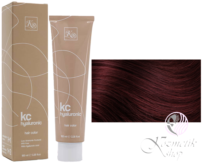 K89 KC Hyaluronic farba na vlasy 100ml - Farba: 5.5 Svetlohnedý mahagón