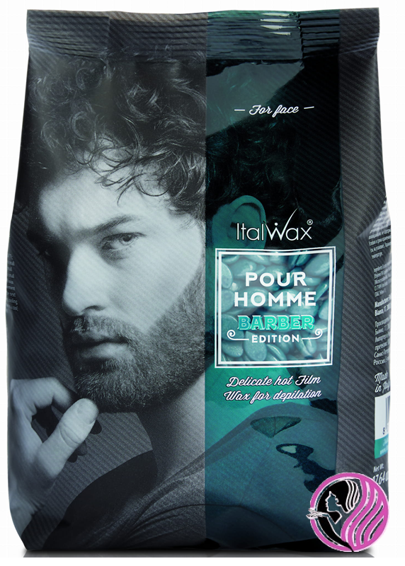 ItalWax FilmWax Pour Homme Barber zrniečka vosku 500g