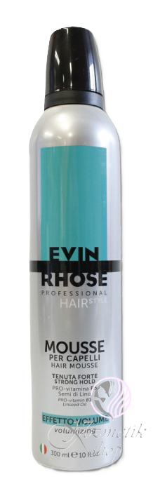 EVIN RHOSE Volume – Objemové tužidlo pre jemné a zľahnuté vlasy 300 ml