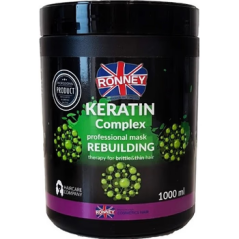 RONNEY Professional Keratin Complex – Obnovujúca maska pre krehké vlasy 1000 ml