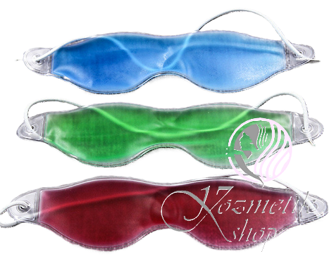 Chladiaca gélová maska na oči - Farba: Červená