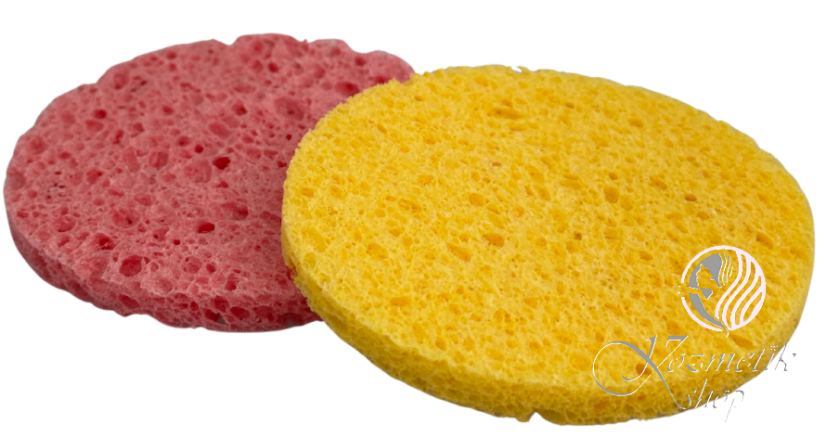 Kozmetické hubky pre hĺbkové čistenie pleti a jemný peeling – set 2 ks