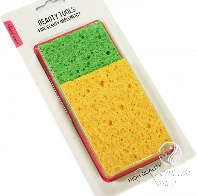 Kozmetické hubky pre hĺbkové čistenie pleti a jemný peeling – set 2 ks