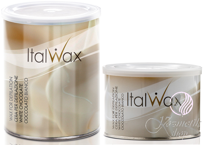 ItalWax Depilačný vosk v plechovke Biela čokoláda - Objem: 400ml