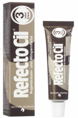 RefectoCil farba na obočie a mihalnice – Prírodná hnedá č. 3 (15 ml)