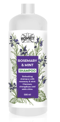 RONNEY Rosemary & Mint – Stimulujúci šampón na vlasy Rozmarín a Mäta (500 ml)