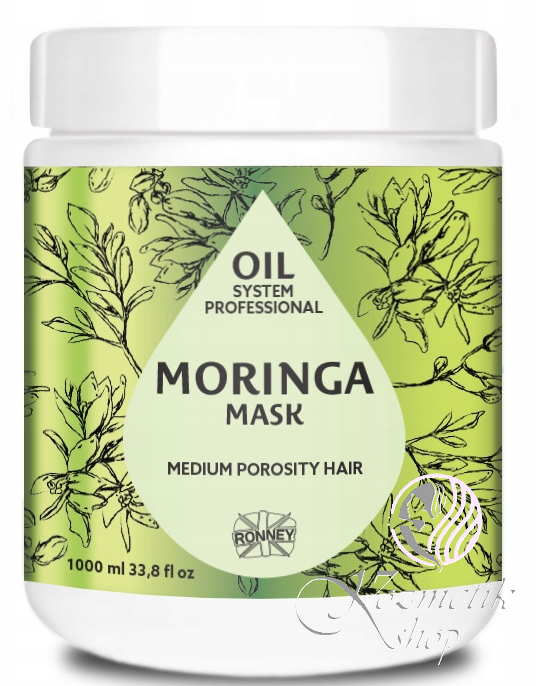 RONNEY Professional Oil System Moringa – Revitalizačná maska na vlasy 1000 ml