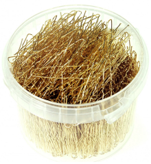 Vlásenky 5cm ZLATÉ 500gramov