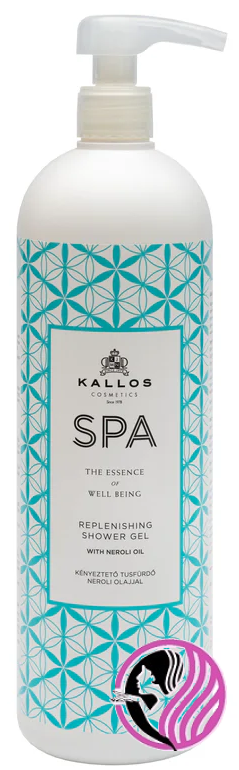 Kallos SPA Replenishing sprchový gél s olejom Neroli 1000 ml